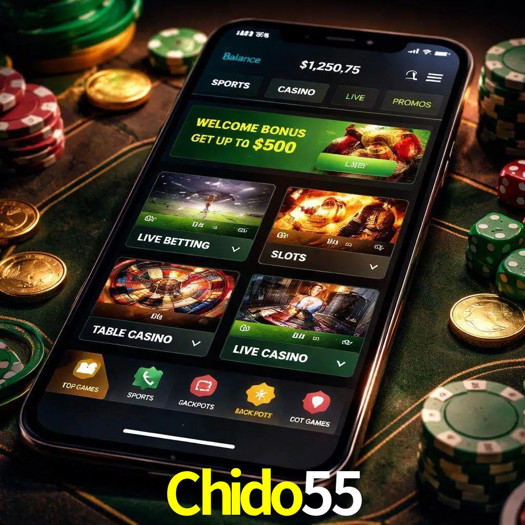 Diseño de juegos móviles Chido55 para usuarios en México